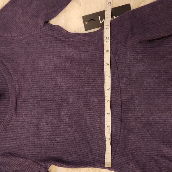 Lulus Fit and Fair Navy Ribbed Long Sleeve Skater Dress size S - Picture 13 of 16